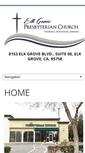 Mobile Screenshot of elkgrovepresbyterian.com